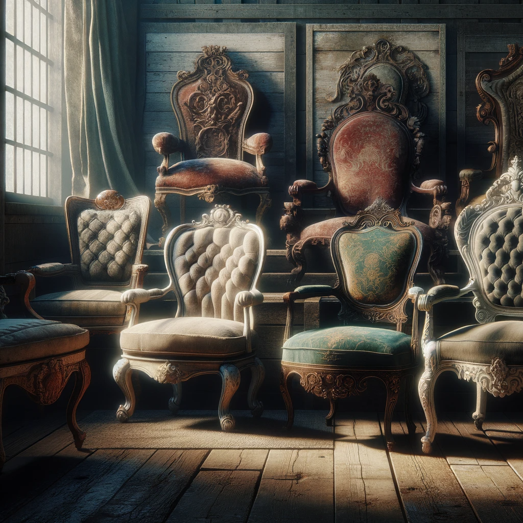 chaises baroque occasion